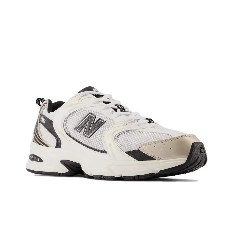 New Balance 530 White Light Gold Metallic-2