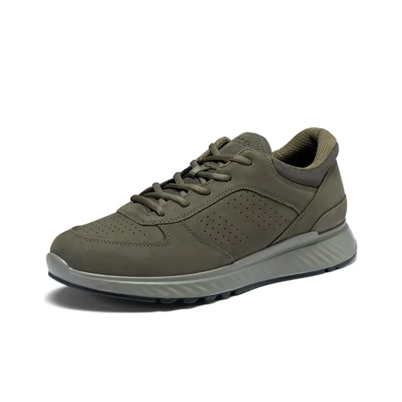 Ecco Skip And Loafer Collection Low Top Sports Casual Shoes Men's Army Green-1
