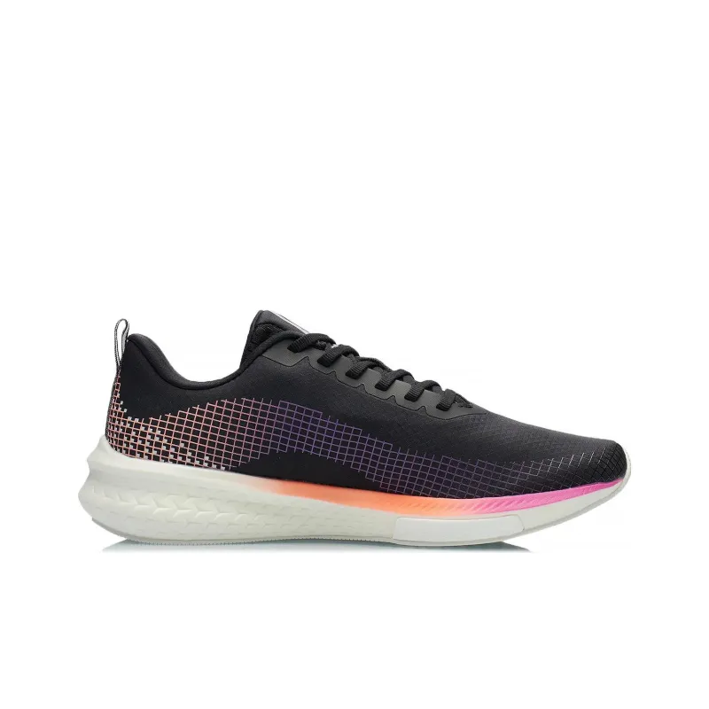 LiNing Red Hare 5 Pro Cushioned Slip Resistant Low Top Running Shoes Men's Black Purple-1