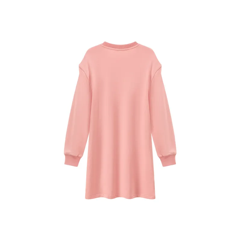 CHUU Sweatshirt Style Cropped Dress Spring And Autumn Women's-2