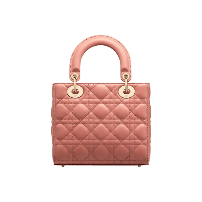 DIOR Lady DiorMy ABCDior Sheepskin Daisie Bag Shoulder Bag Crossbody Bag Handbag Small Size Women's Soft Pink-2