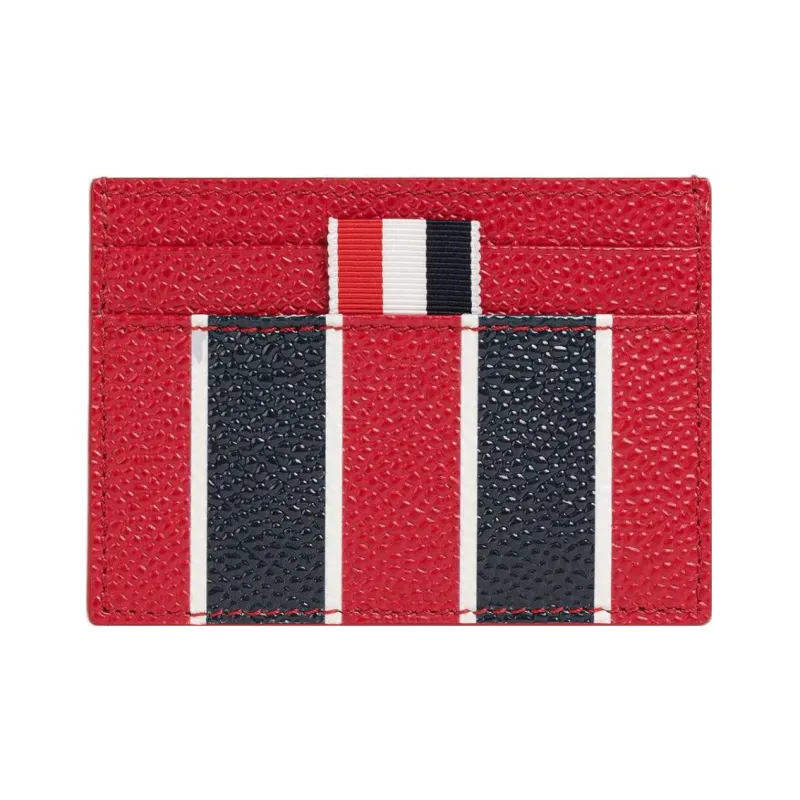 THOM BROWNE· Cow Leather Card Holder Men's Red-0