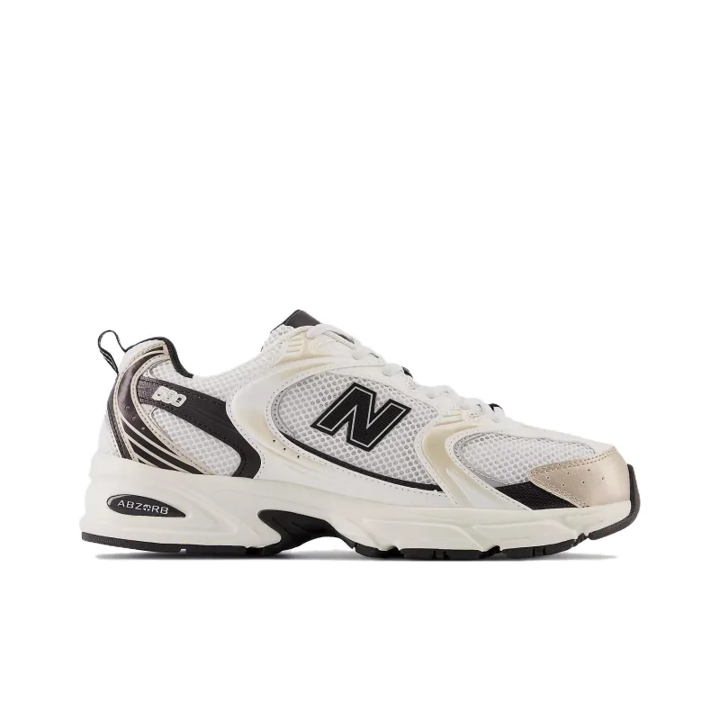 New Balance 530 White Light Gold Metallic-1