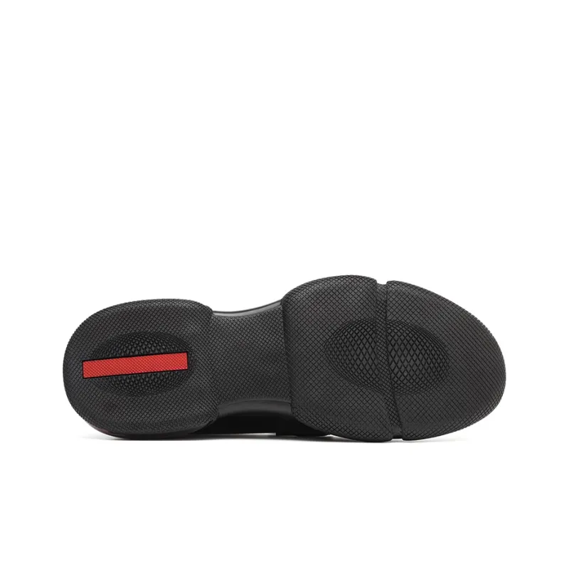 CHARRIOL Air Cushion Shoes Air Cushion Men's Casual Shoes Leather Shoes Men's Black-5