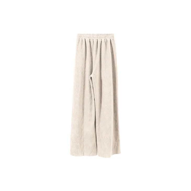 YUMOMO STAR Casual Pants Women's Cream White-1