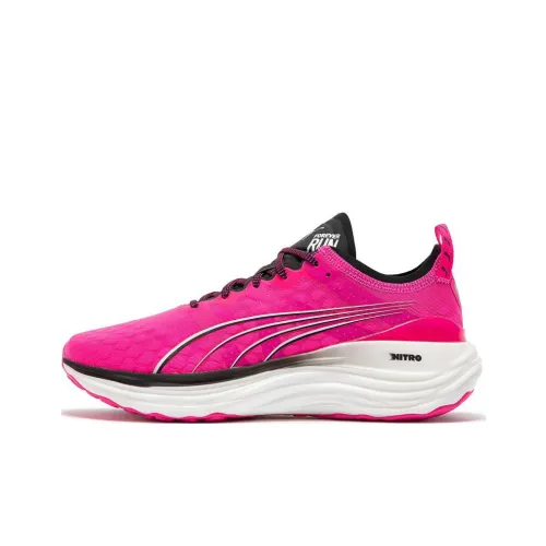 PUMA ForeverRUN Nitro Running Shoes Women's Low-Top Pink/Black