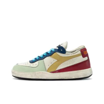 Diadora Mi Basket Low Top Skateboard Shoes Unisex Ecru