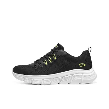 Skechers BOBS B FLEX Anti Slip Wear Resistant Low Top Casual Shoes Men's Black