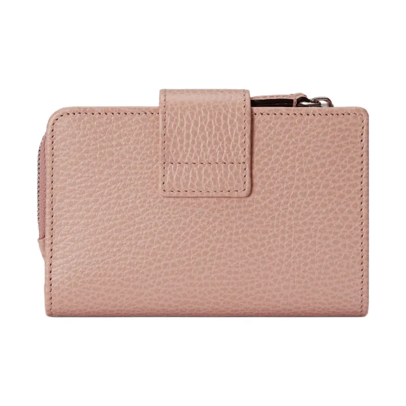 GUCCI GG Marmont Leather Card Clip Card Holder Women's Pink-1