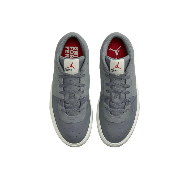 Jordan Series Mid Cool Grey Sail University Red Black-3