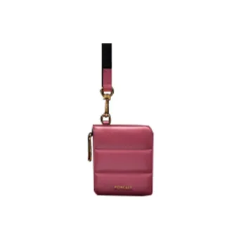 Moncler Cow Leather Wallet Women's Pink