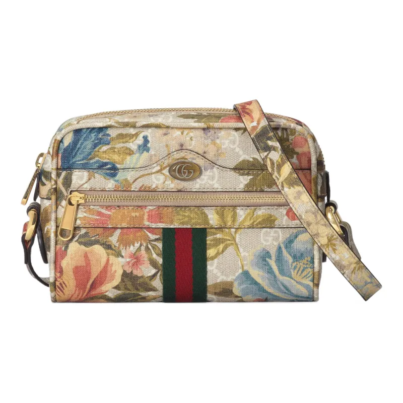 GUCCI Ophidia Canvas Bag Camera Bag Shoulder Bag Crossbody Bag Mini Women's Multicolor-0