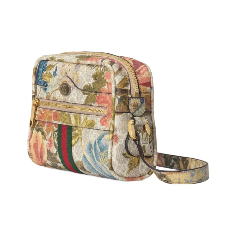 GUCCI Ophidia Canvas Bag Camera Bag Shoulder Bag Crossbody Bag Mini Women's Multicolor-1