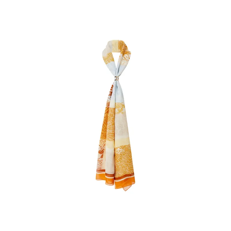 WENSLI Silk Scarves Women's-2