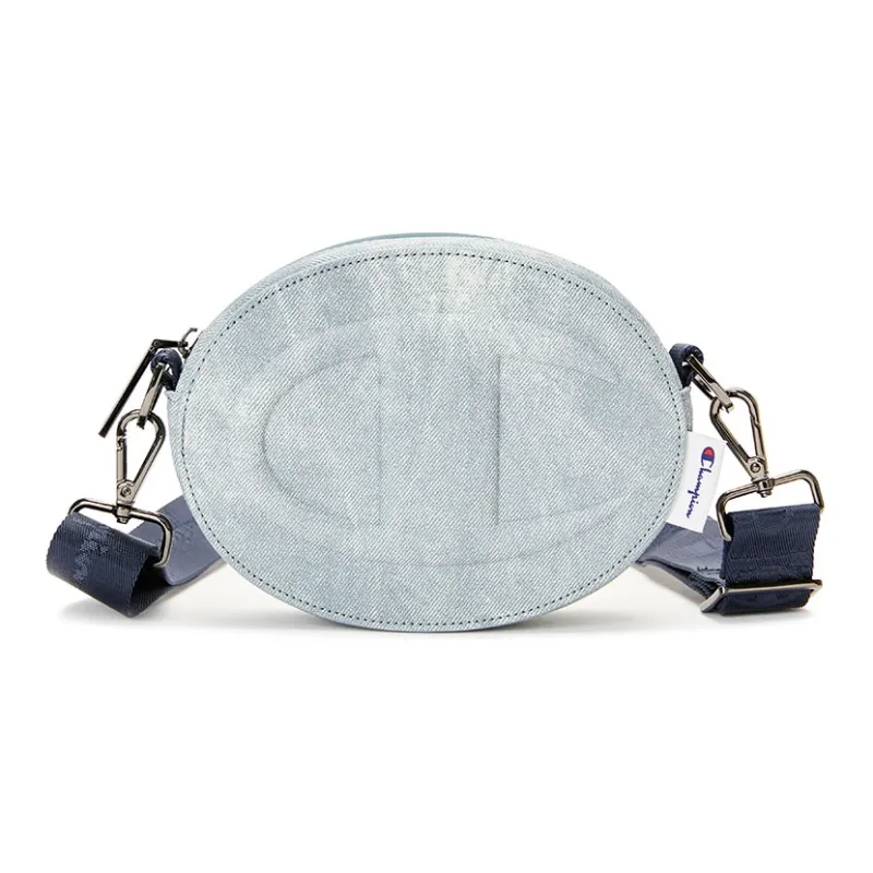 Champion Synthetic Leather Shoulder Bag Trumpets Unisex Dawn Pink/Eternal Blue/Black-5