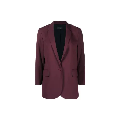 THEORY Business Suits Women's Burgundy