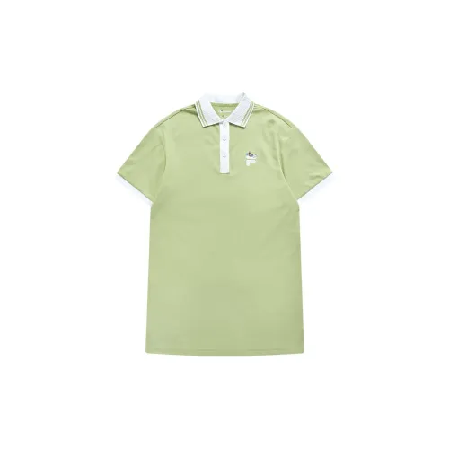 FILA FUSION Short-Sleeved Dresses Women's Cream Fruit Green