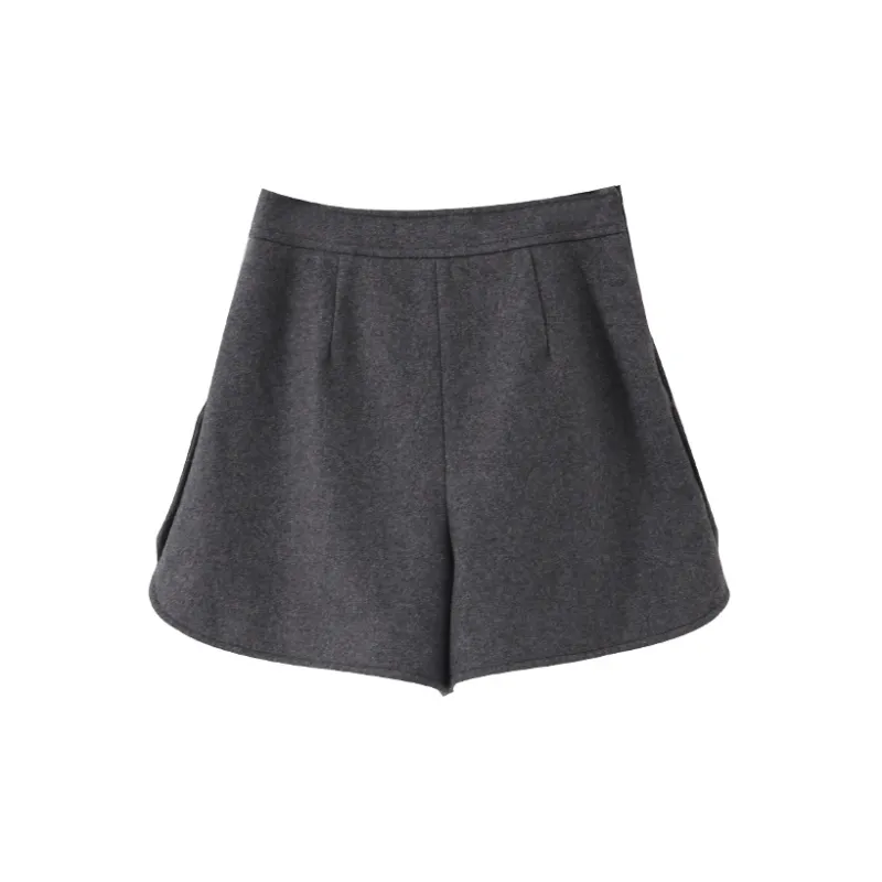 YUMOMO STAR Casual Shorts Women's Elegant Gray-1