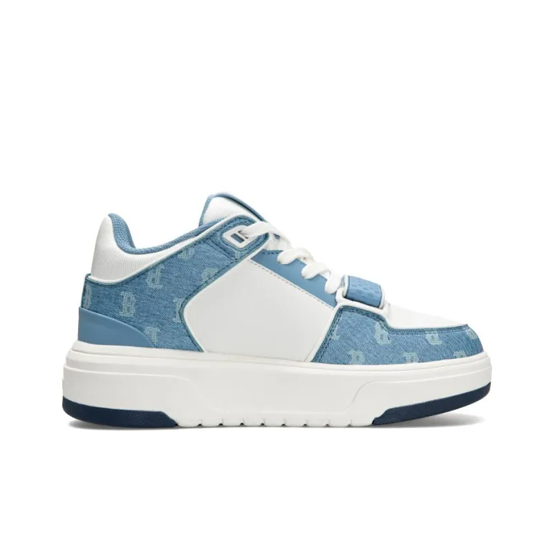 MLB Chunky Liner Mid Blue White-1