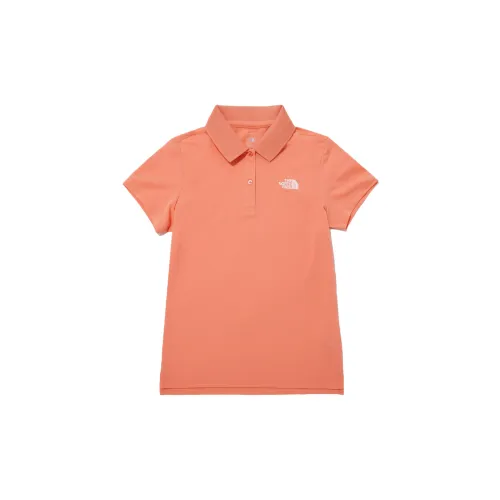 THE NORTH FACE Polo Shirts Women's Orange Red