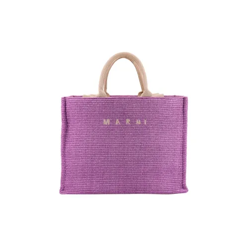 MARNI Polyester, Nylon Tote Bag, Shopping Bag, Shoulder Bag, Handbag Tubas Women's Purple