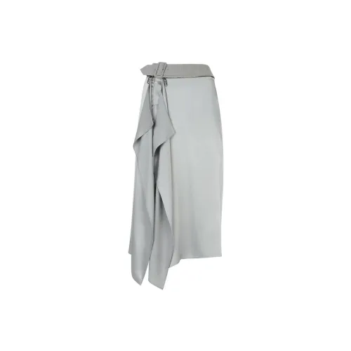 FENDI Satin finish Midi Skirt