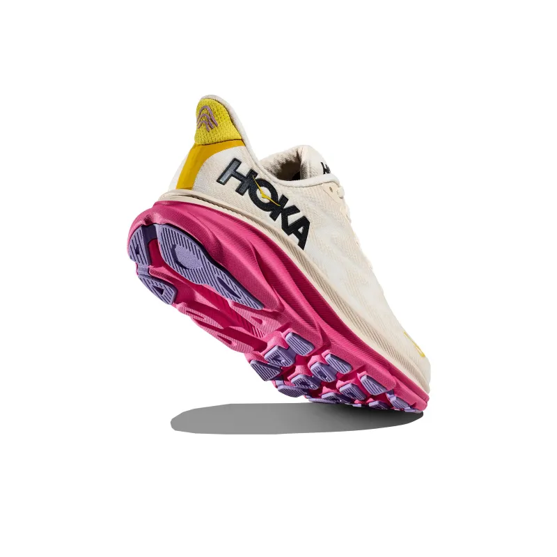 HOKA ONE ONE Clifton 9 'Eggnog Blanc De Blanc' Women's-4
