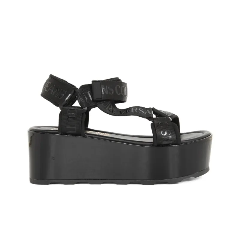 VERSACE JEANS Mallory Strap Sandals Women's Black-1