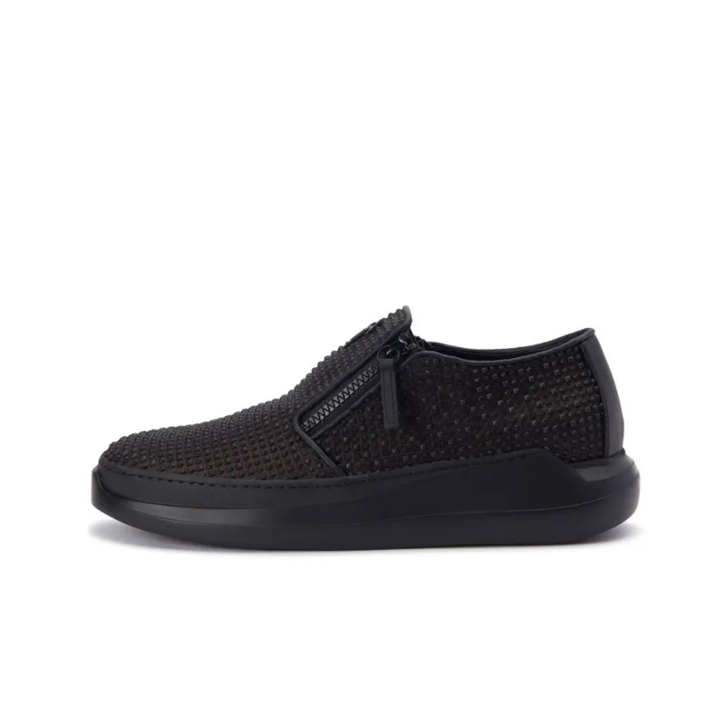 Giuseppe Zanotti Studded Zipped Sneakers-0