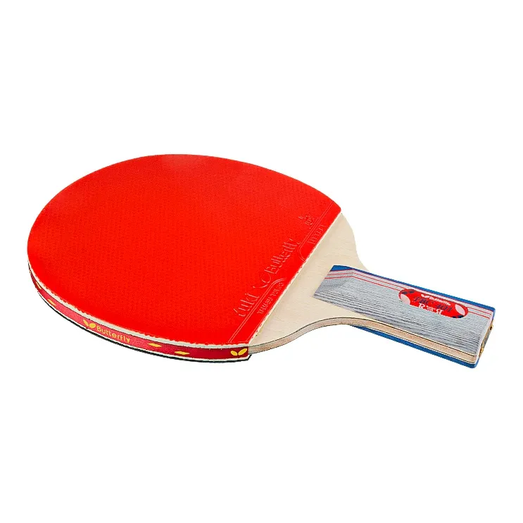 Butterfly Ping Pong Paddles Unisex Pure Wood Black Red-7