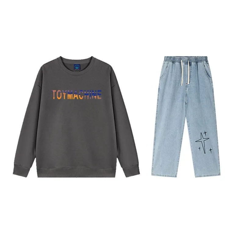 Toy Machine Sweatshirt Sets Unisex-44