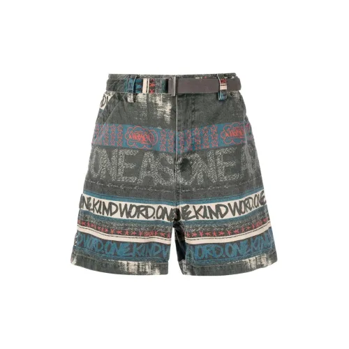 Sacai Casual Shorts Men Gray