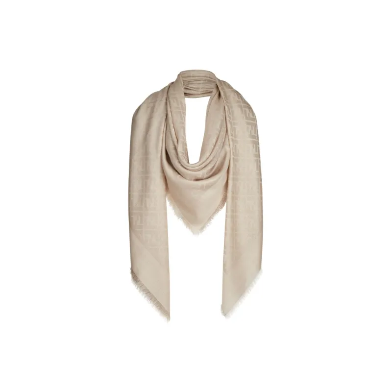 FENDI Shawls Women's Beige-1