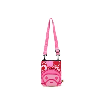 Aape Polyester Shoulder Bag Regular Unisex Pink/Multicolor