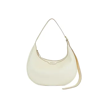 AMAZING SONG Cow Leather Crescent Bag, Shoulder Bag Large Size Women's