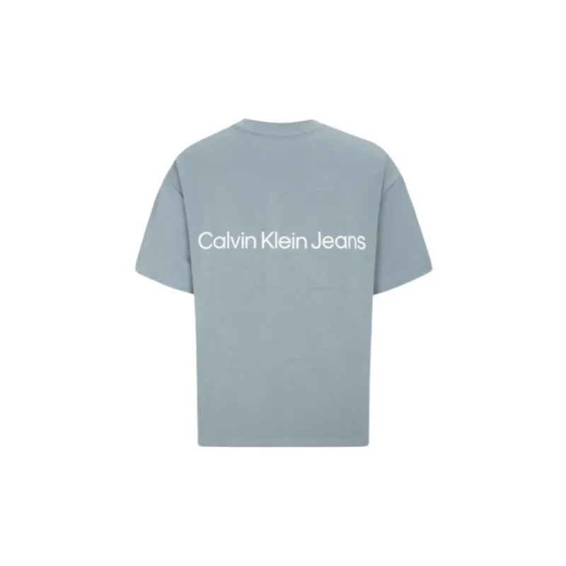 CALVIN KLEIN T-Shirt Unisex Gray Blue-1