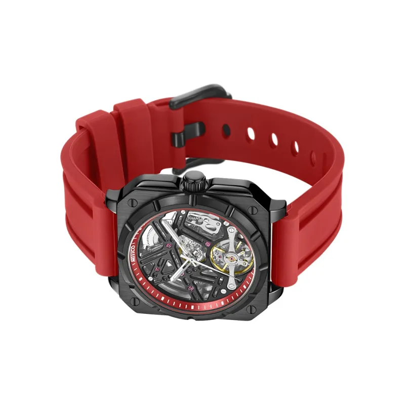 MITICO Automatic Mechanical Movement Watch Unisex Cut Out Dial MH5B8R08-2