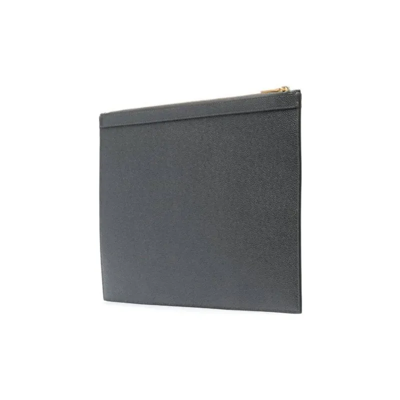 THOM BROWNE 4 Bar Zipped Medium Document Holder-1