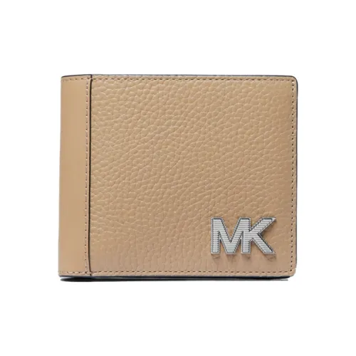 MICHAEL KORS Bryant Cow Leather Coin Purse, Card Holder Small Size Men's Camel