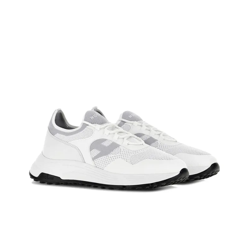 HOGAN Hyperlight Cushioning And Breathable Low Top Sports Casual Shoes Men's White-1