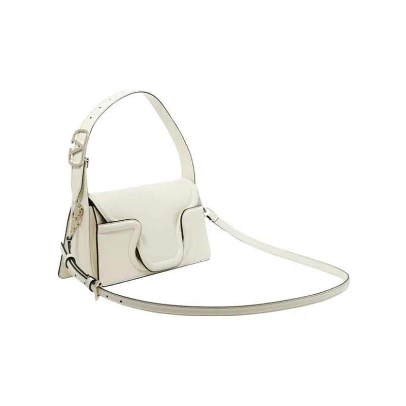 Valentino GARAVANI Goatskin Portable Crossbody Bag Shoulder Bag Women's White-1