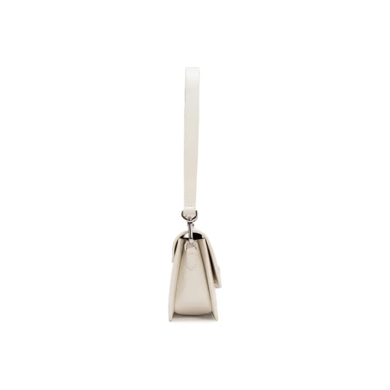 VENOF Cow Leather Small Square Bag Shoulder Bag Women's Black Forest/Cream White/Cheese Yellow-20