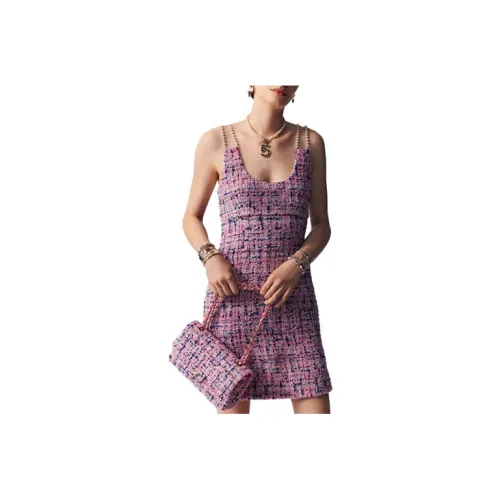 CHANEL Slip Dresses Women's Multicolor