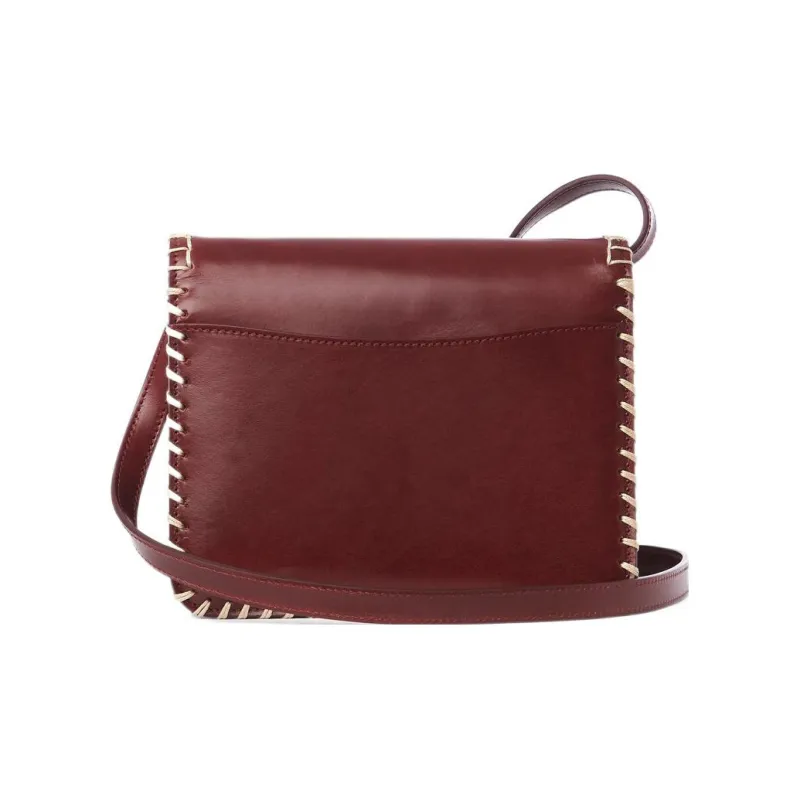Chloe Kattie Vegetable Tanned Calfskin Handbag Shoulder Bag Crossbody Bag Regular Women's Burgundy-1