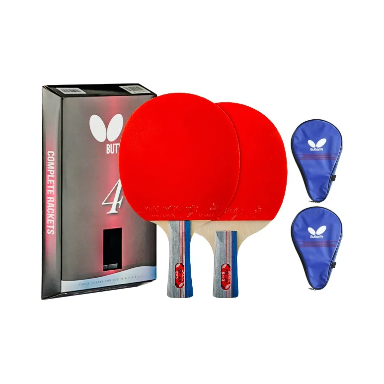 Butterfly Ping Pong Paddles Unisex Pure Wood Black Red-14
