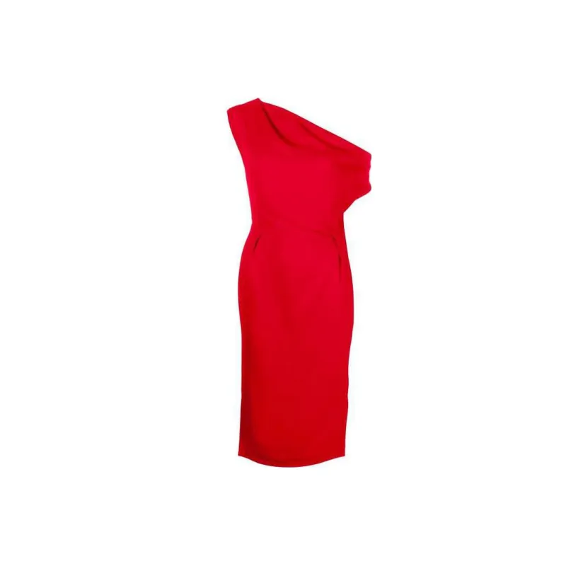 Alexandre Vauthier One shoulder Draped Midi Dress-1