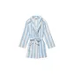 Blue White Thick Stripes