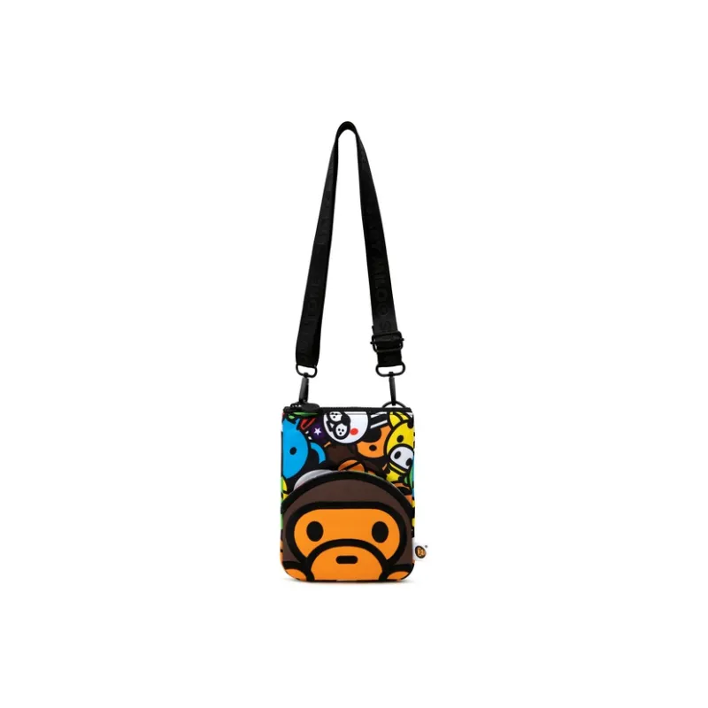 Aape Polyester Shoulder Bag Regular Unisex Pink/Multicolor-3