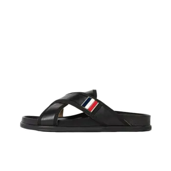 THOM BROWNE Cross Over Flat Sandals