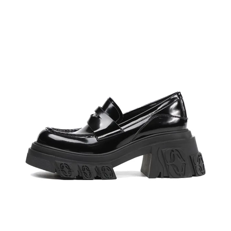 DIBO MANNER Flame Carved Collection Platform Shoes Women's White-17
